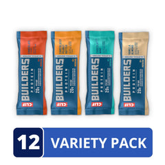 CLIF BUILDERS barra en mano para comparar tamaño, portátil y fácil