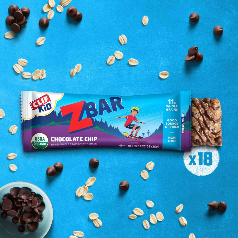 Clif Kid ZBar textura cercana mostrando suavidad y masticabilidad beneficiosa