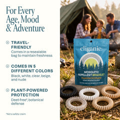 Cliganic pulsera detalle de textura elástica para comodidad prolongada