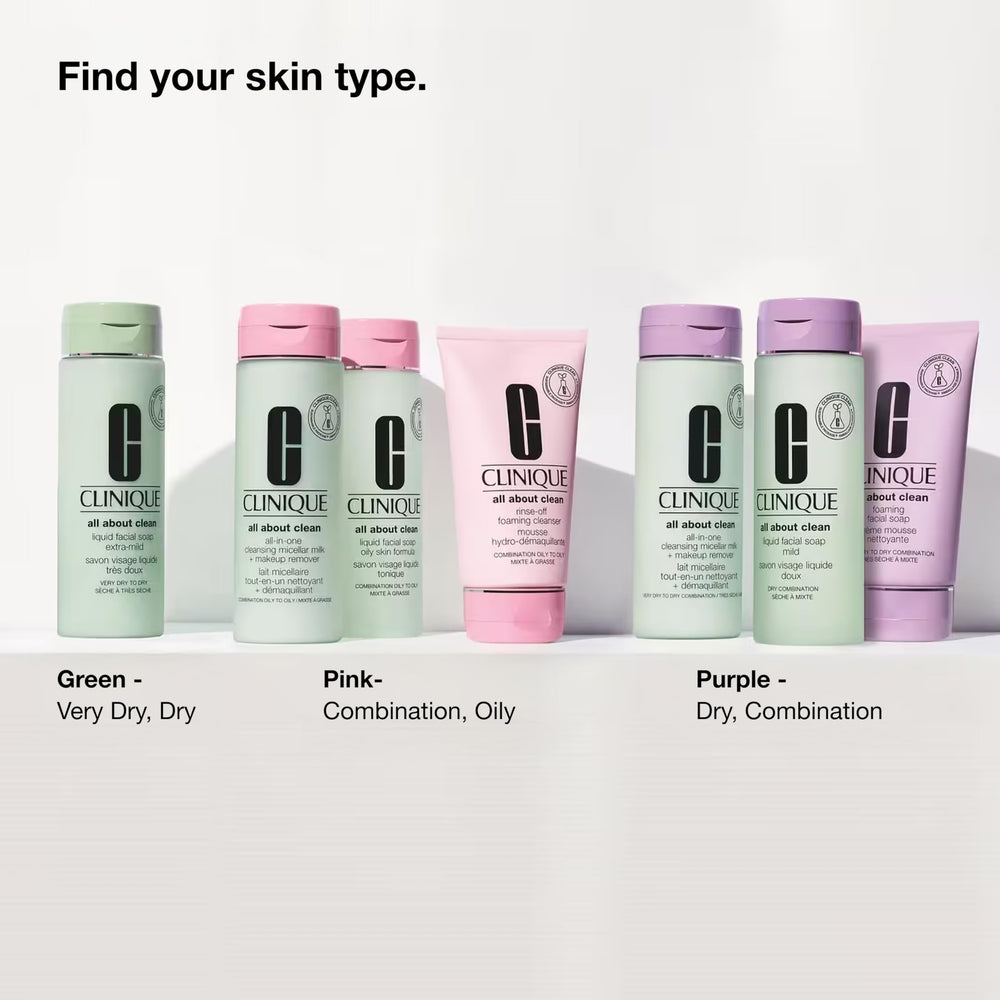 Clinique bottle staged in bathroom showing daily routine use and convenience