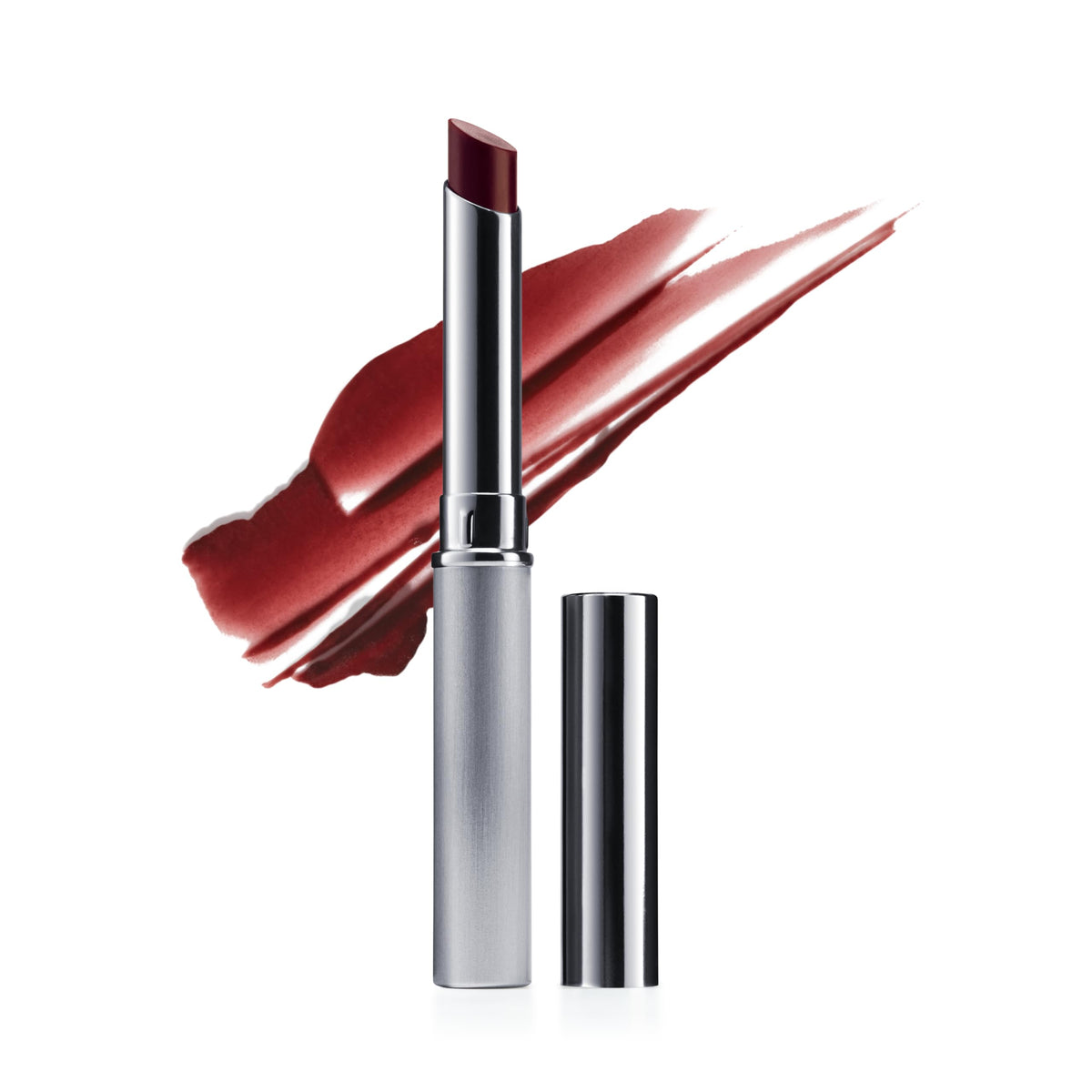 Clinique Almost Lipstick Black Honey vista frontal, color versátil y brillo natural