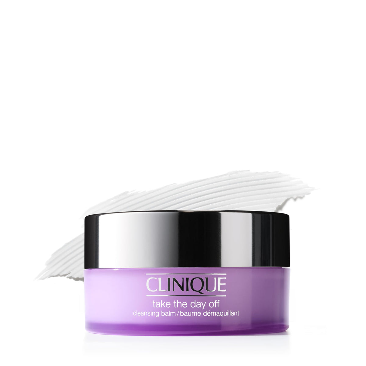 Clinique bote frontal Take The Day Off mostrando diseño y tamaño