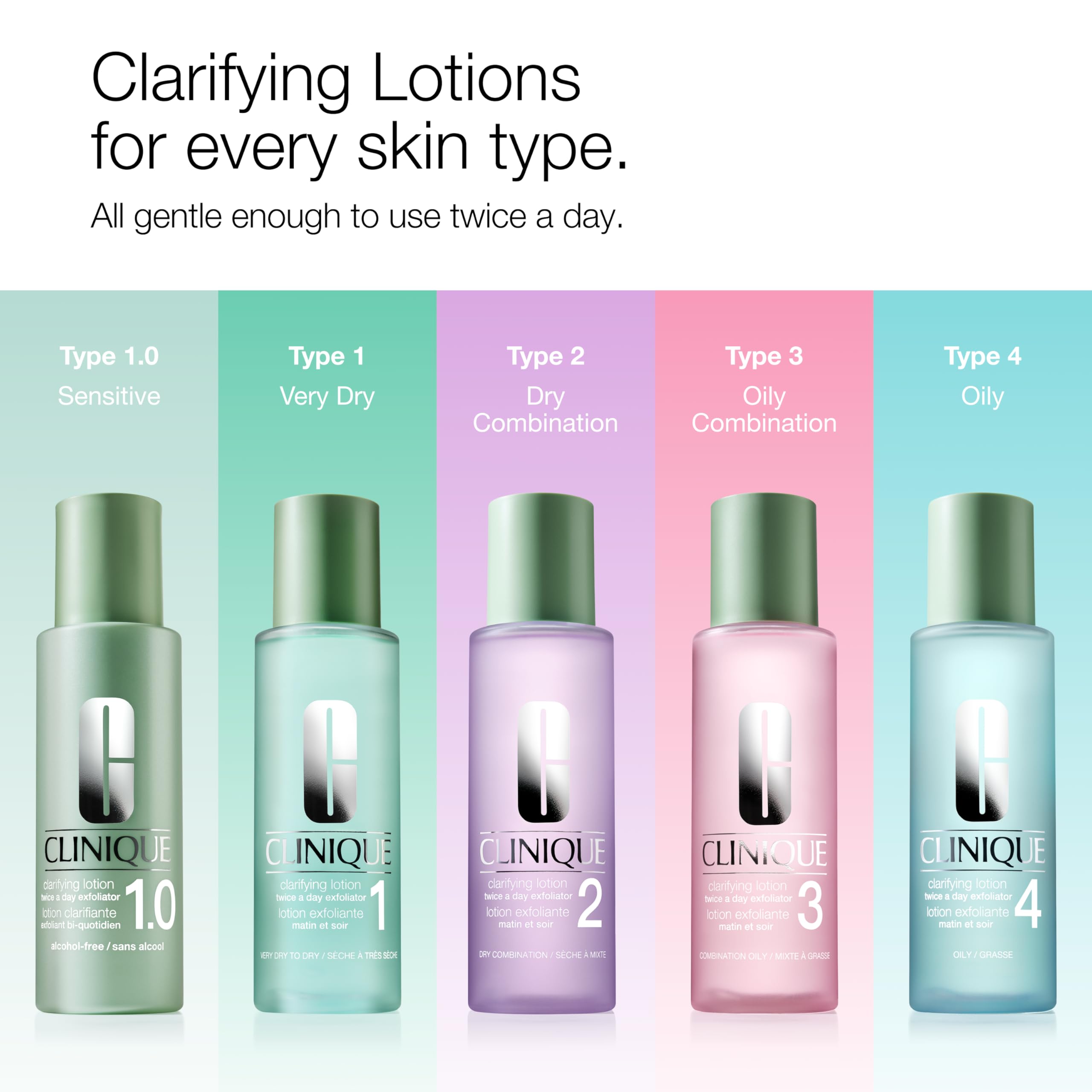 Clinique Clarifying Lotion 2 on cotton pad shows effortless application and prep