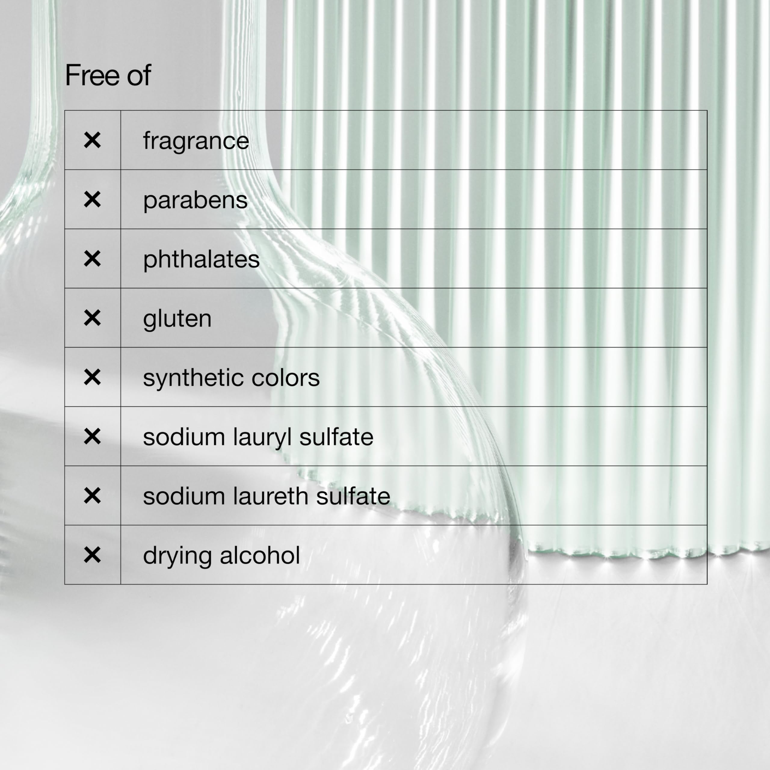 Clinique etiqueta informativa con ingredientes y beneficios claros