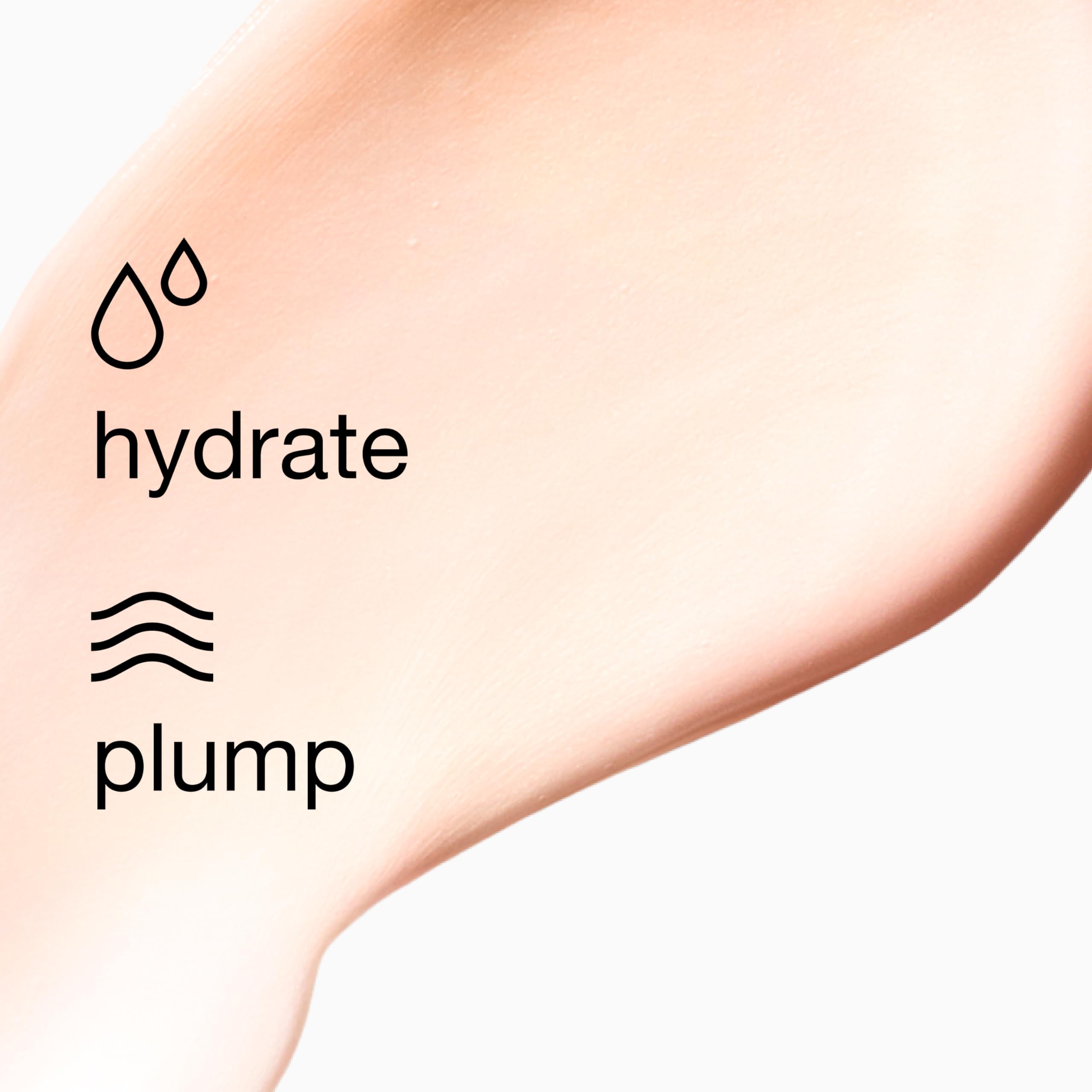 Clinique etiqueta destacando aloe y pantenol para calmar e hidratar la piel