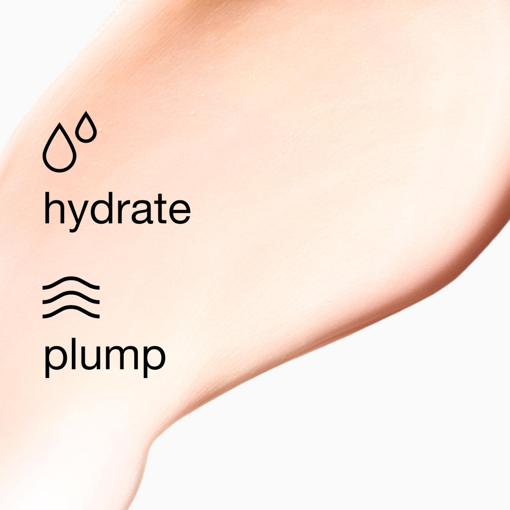 Clinique etiqueta destacando aloe y pantenol para calmar e hidratar la piel