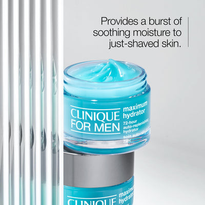Clinique primer plano de textura gel-crema mostrando absorción rápida