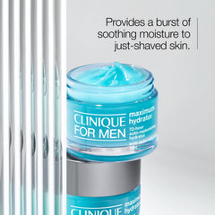 Clinique primer plano de textura gel-crema mostrando absorción rápida