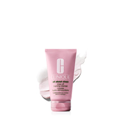 Clinique front label of 5 fl oz bottle showing product name and benefits