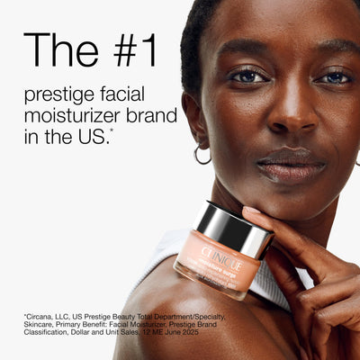 Clinique label close-up showing dermatologist-tested and fragrance-free reassurance