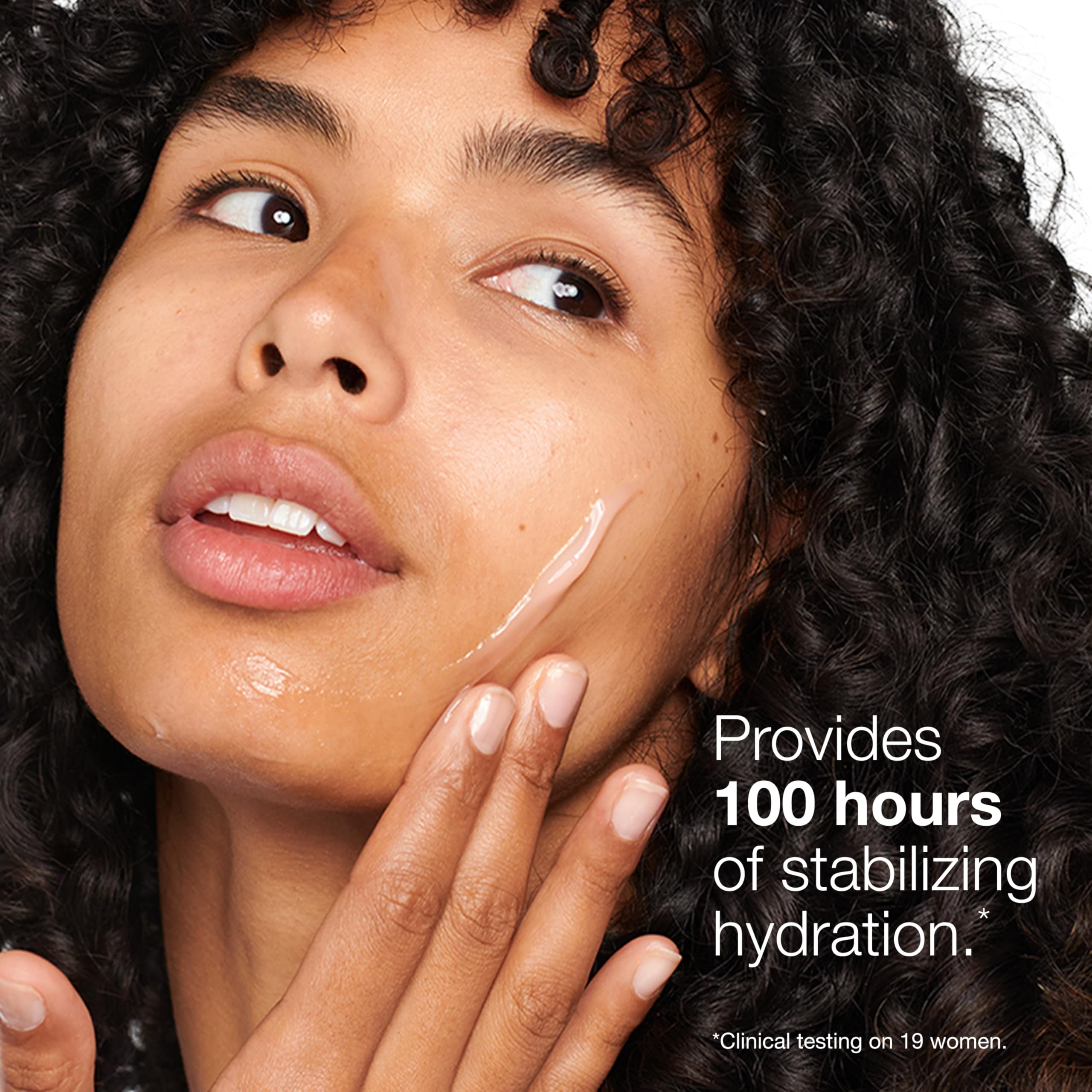 Clinique bote abierto Moisture Surge con gel visible para aplicar fácilmente
