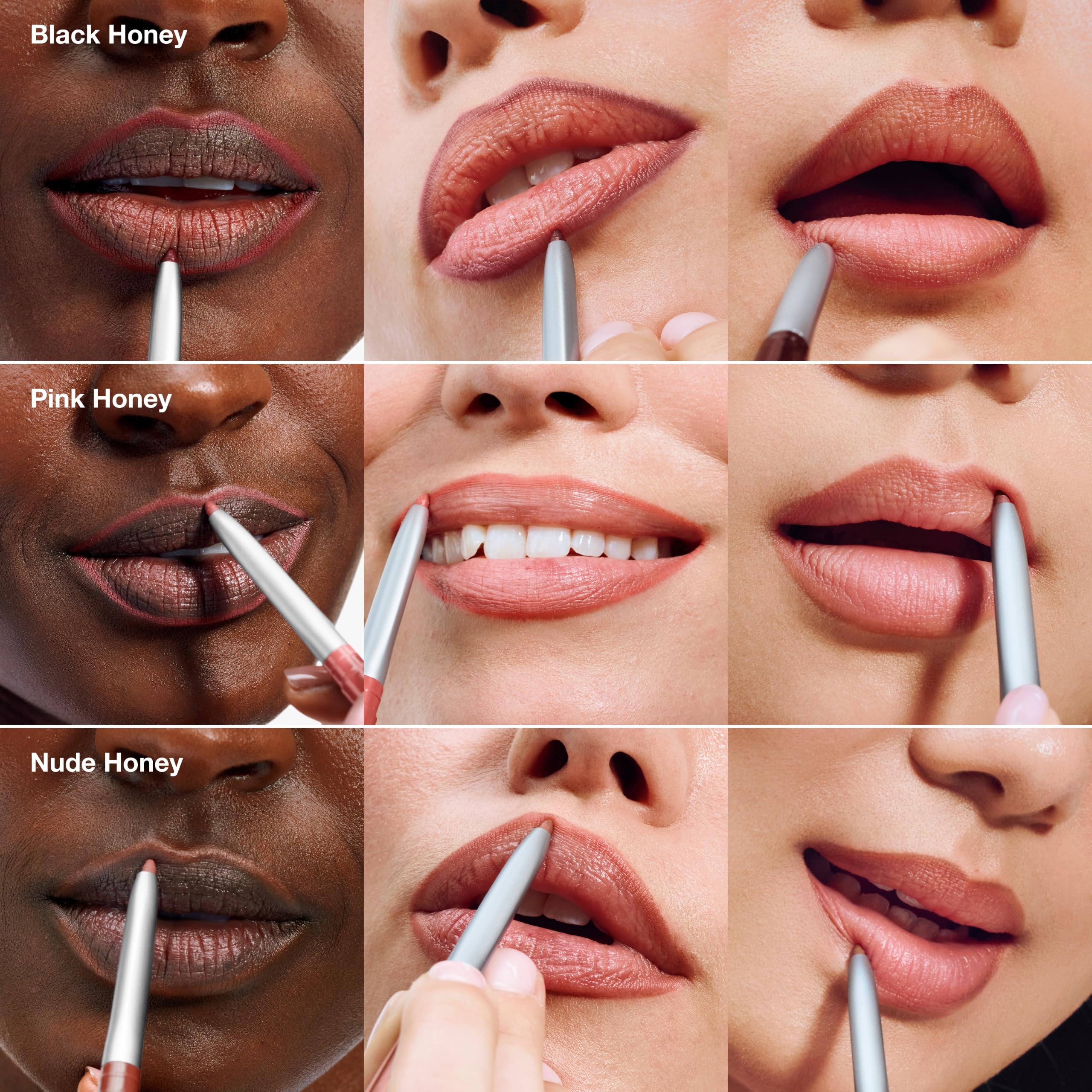 Mujer aplicando Clinique Quickliner para una línea precisa y definida
