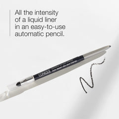 Close-up of Clinique Quickliner creamy tip delivering intense pigment for precise application