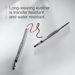 Clinique Quickliner pencil tip close-up revealing creamy glide benefit