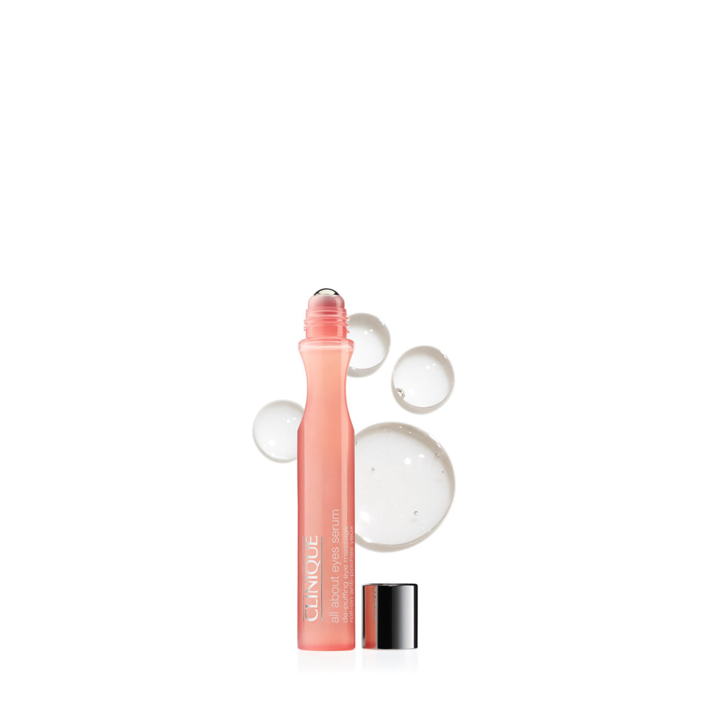 Clinique rodillo frontal con envase compacto refresca la mirada