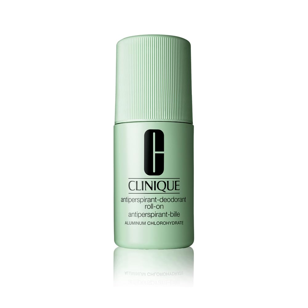 CLINIQUE roll-on frente muestra envase compacto y protección diaria