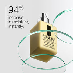 Clinique textura en gel en primer plano que demuestra rápida absorción