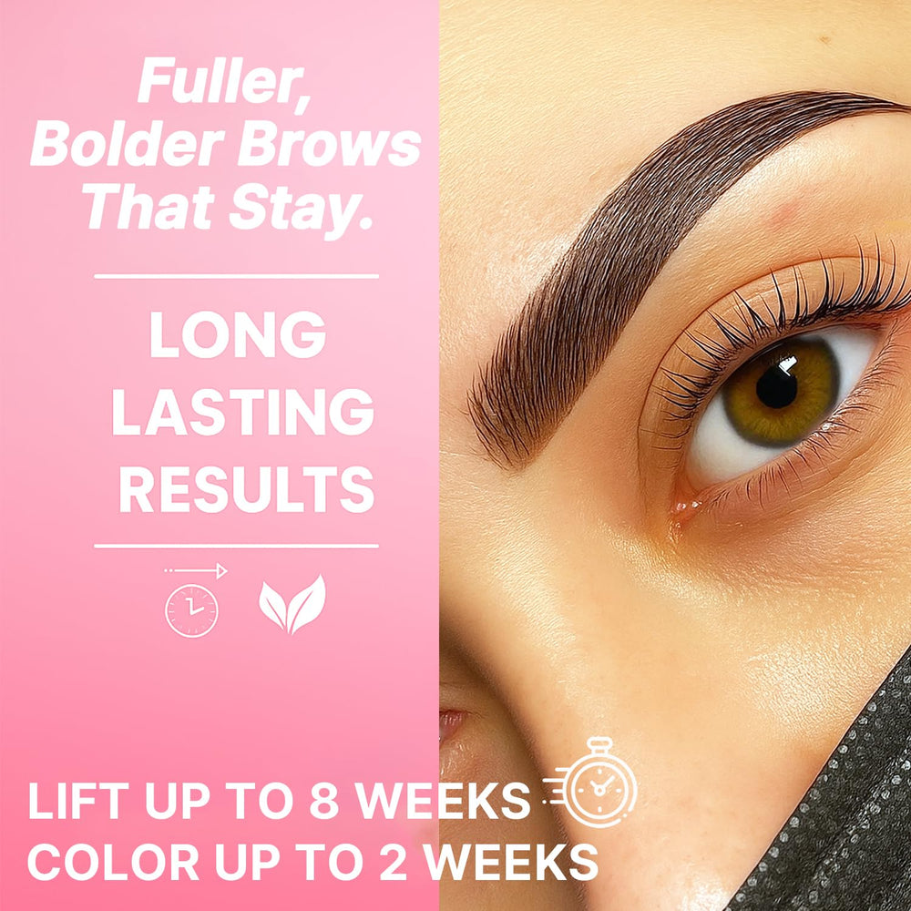 CLIONE PRIME comparativa cejas antes y después, mejora visible en densidad y forma natural