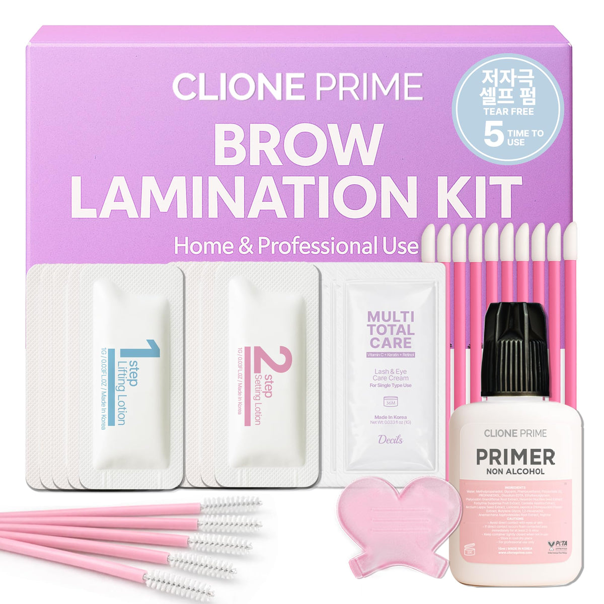 CLIONE PRIME paquete frontal mostrando el kit completo y beneficios profesionales