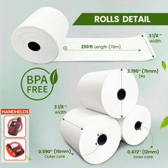 Clipra primer plano de la textura del papel térmico para impresión nítida y sin atascos