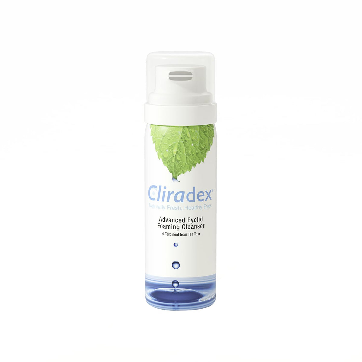 Cliradex front packaging showing bottle for clear daily lid hygiene benefit