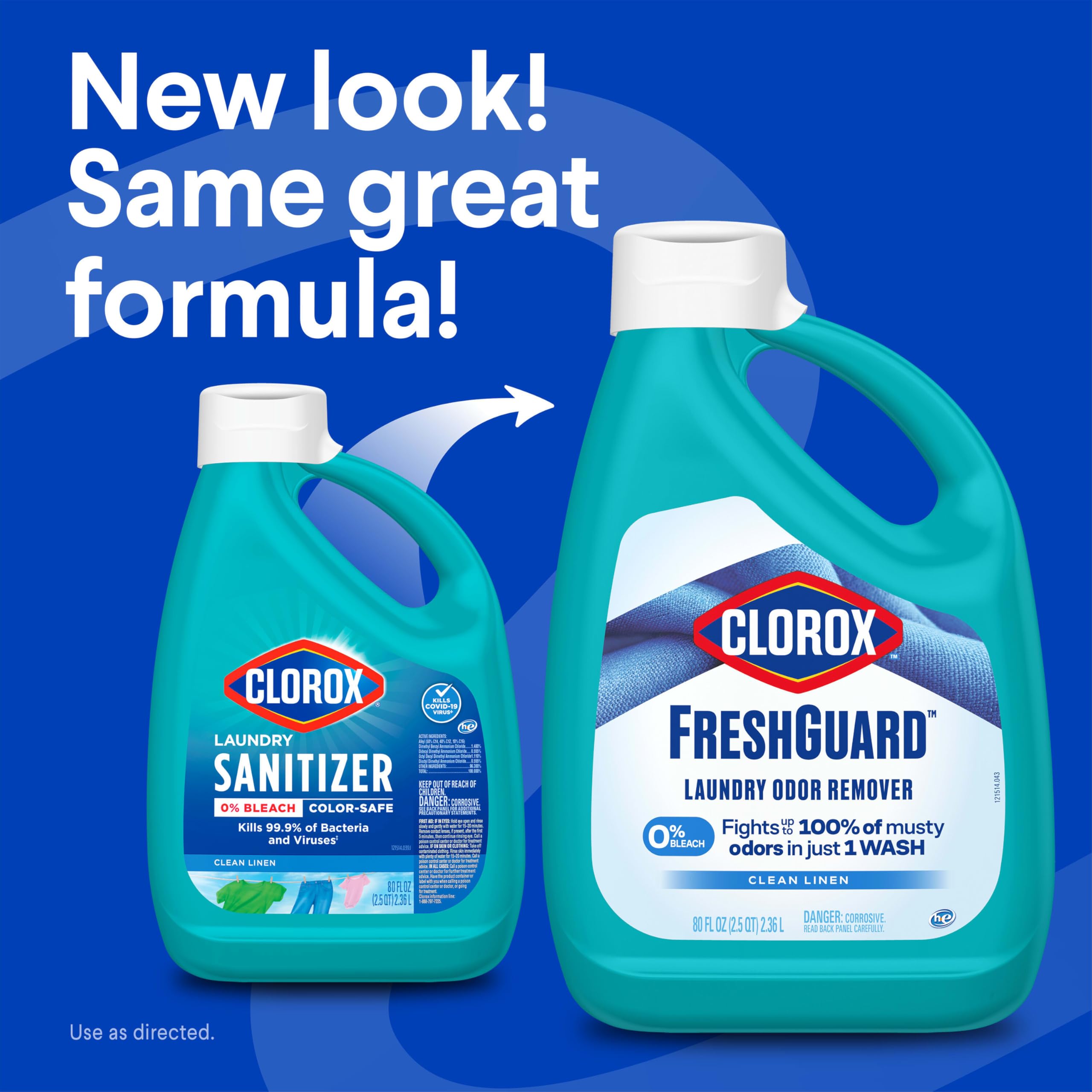 Clorox FreshGuard detalle del líquido demostrando textura concentrada y acción efectiva