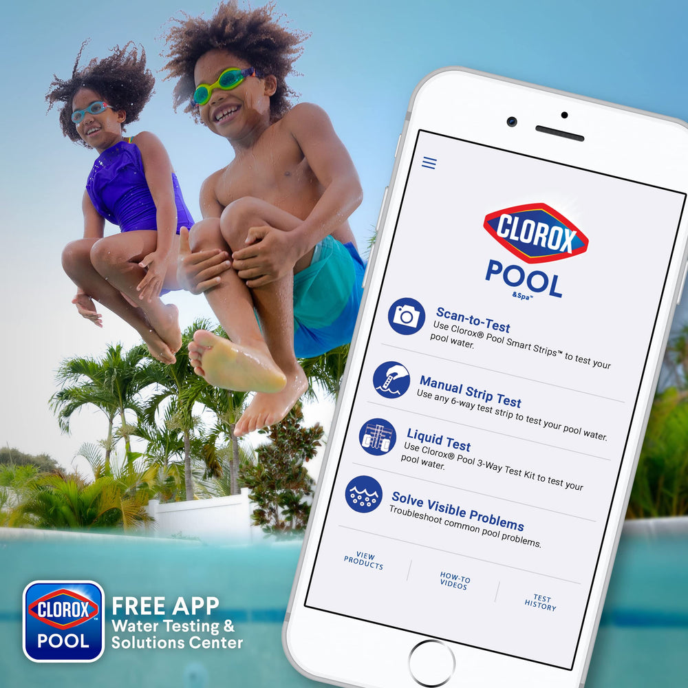 CLOROX Pool&Spa spa relajante con agua clara tras tratamiento efectivo