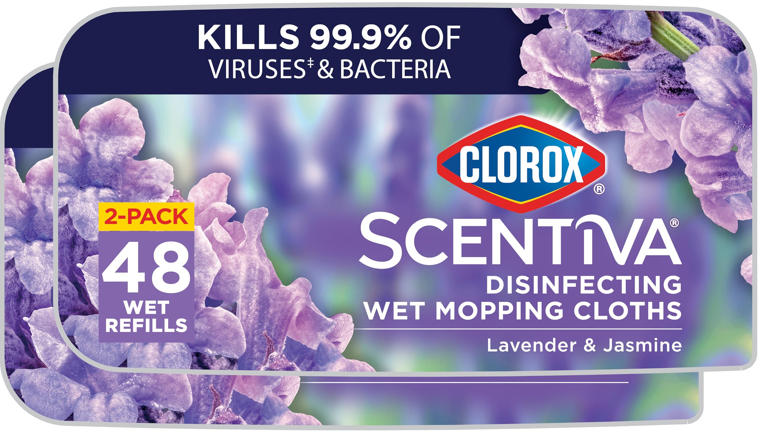 Clorox paquete de recambios para fregona, almacenaje práctico y fragancia