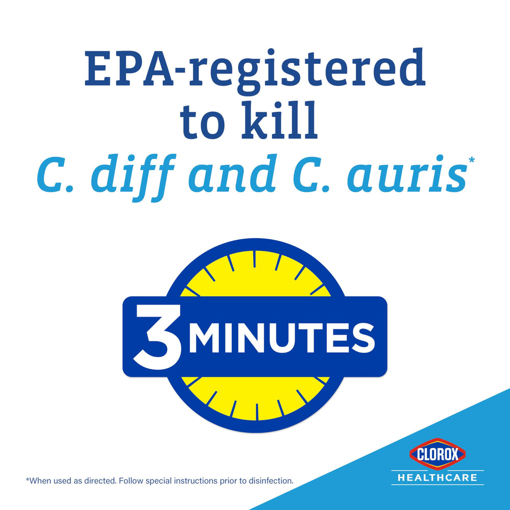 Clorox textura de la solución concentrada para verificar apariencia