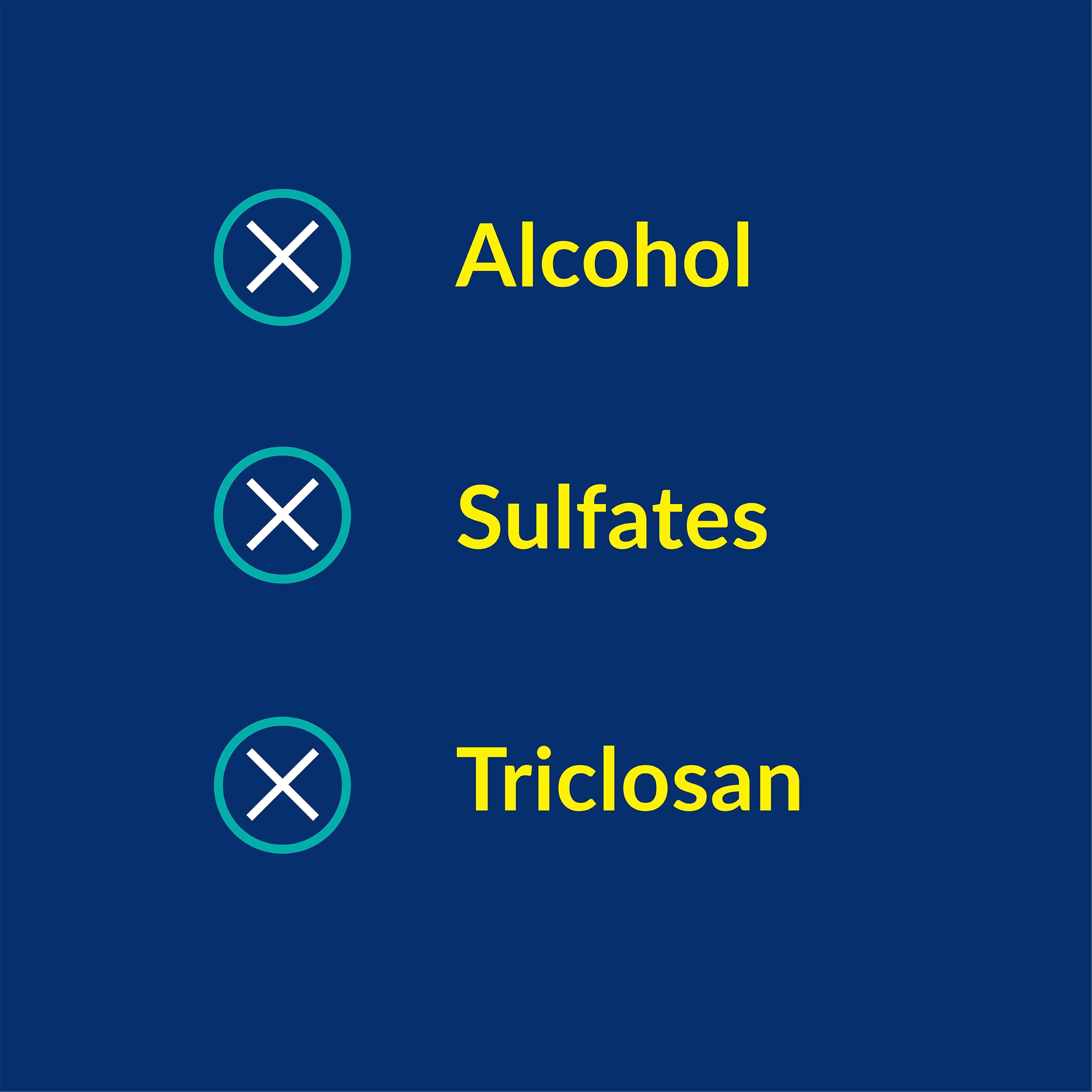 CloSYS textura del líquido sin alcohol, muy suave al usar