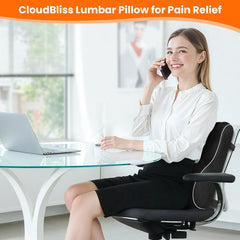 CloudBliss corte de espuma viscoelástica mostrando contorno y recuperación