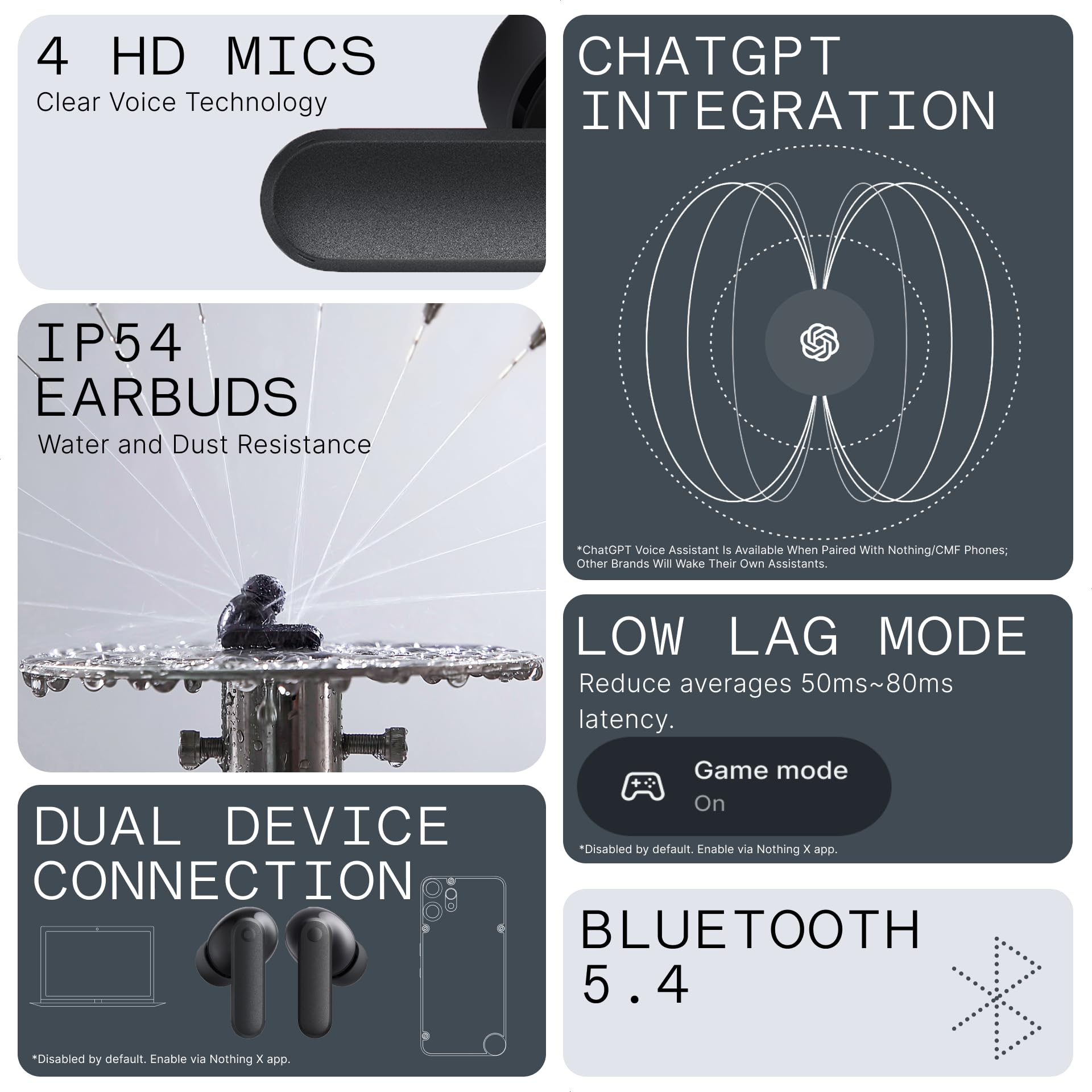 CMF BY NOTHING auriculares en uso durante jogging, ajuste seguro y sudor probado
