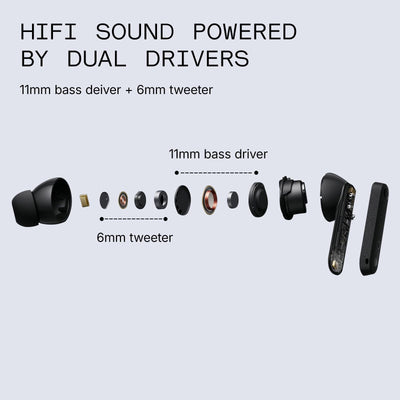 CMF BY NOTHING earbud in ear demonstrating secure fit for active use