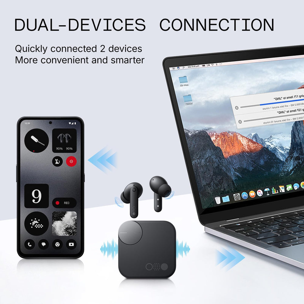 CMF BY NOTHING smart dial detail on case for fast ANC and volume control