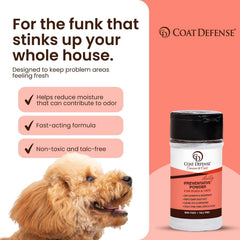 COAT DEFENSE detalle de etiqueta con ingredientes naturales y beneficios
