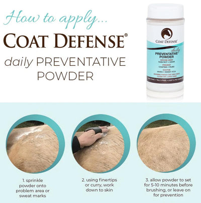COAT DEFENSE brushed through mane and tail leaving a natural shine and refreshed appearance