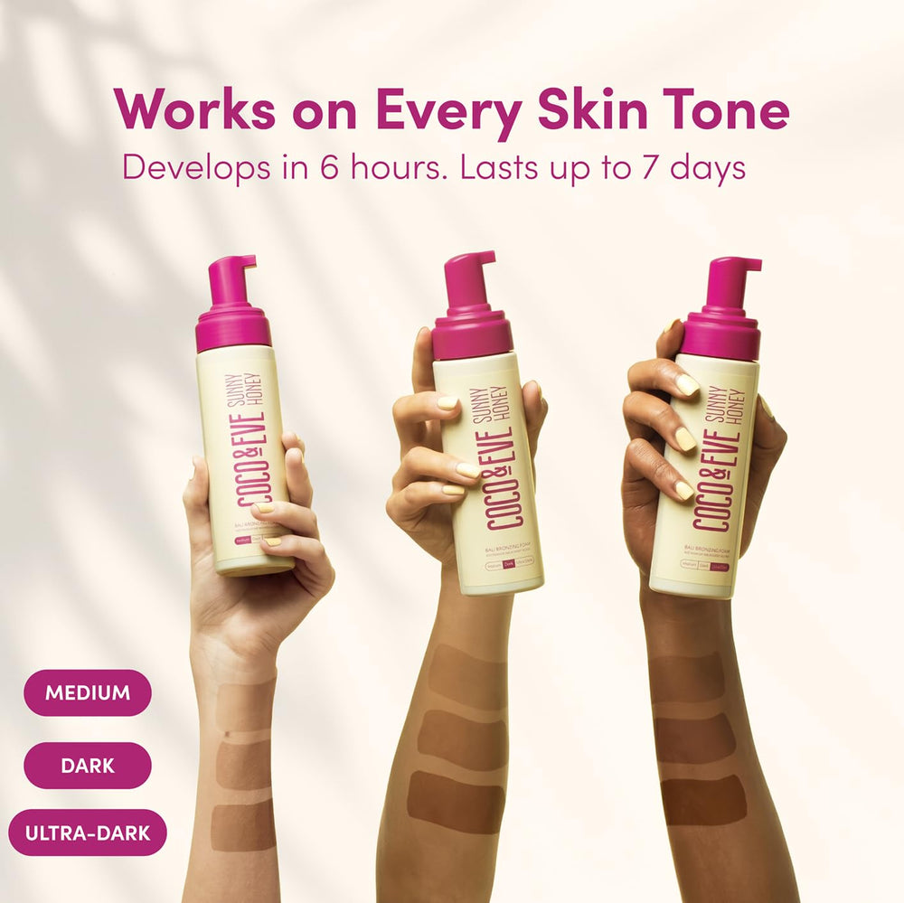 Coco & Eve etiqueta con ingredientes naturales y beneficios hidratantes