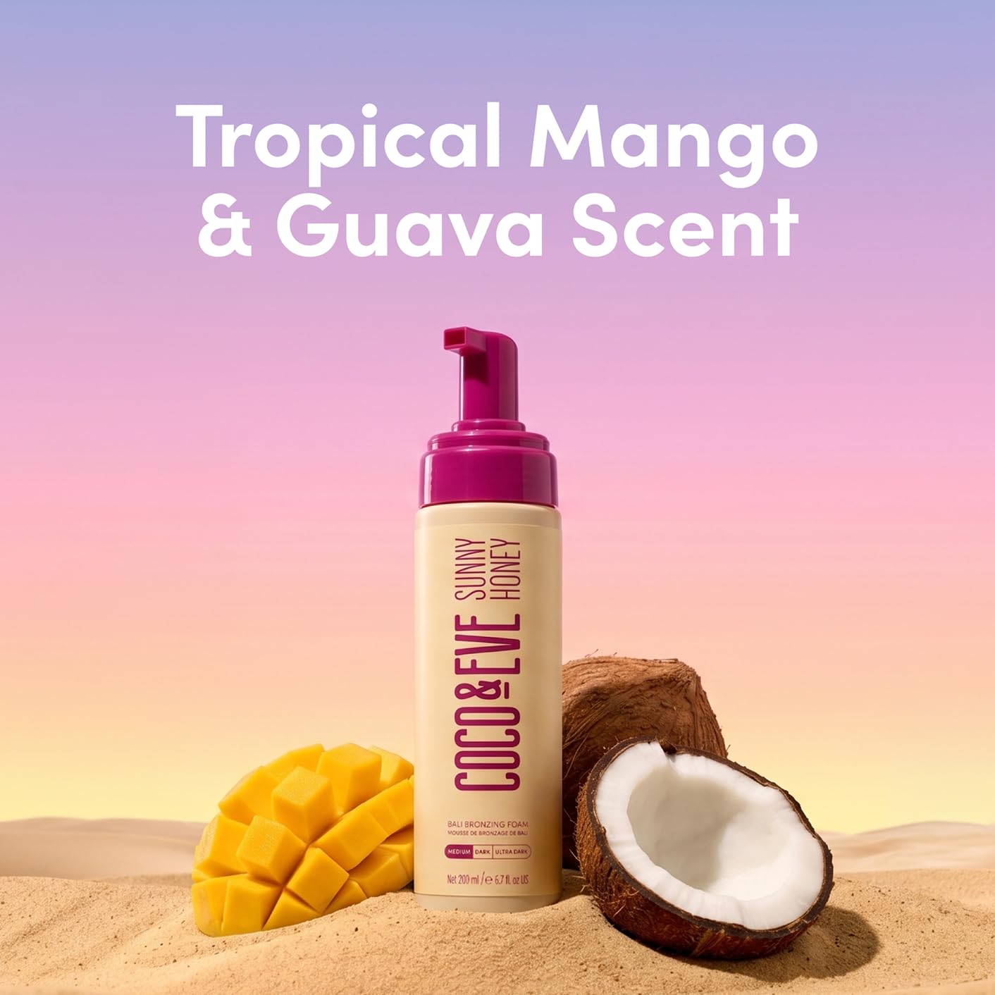 Coco & Eve piernas bronceadas con tono natural y aspecto saludable