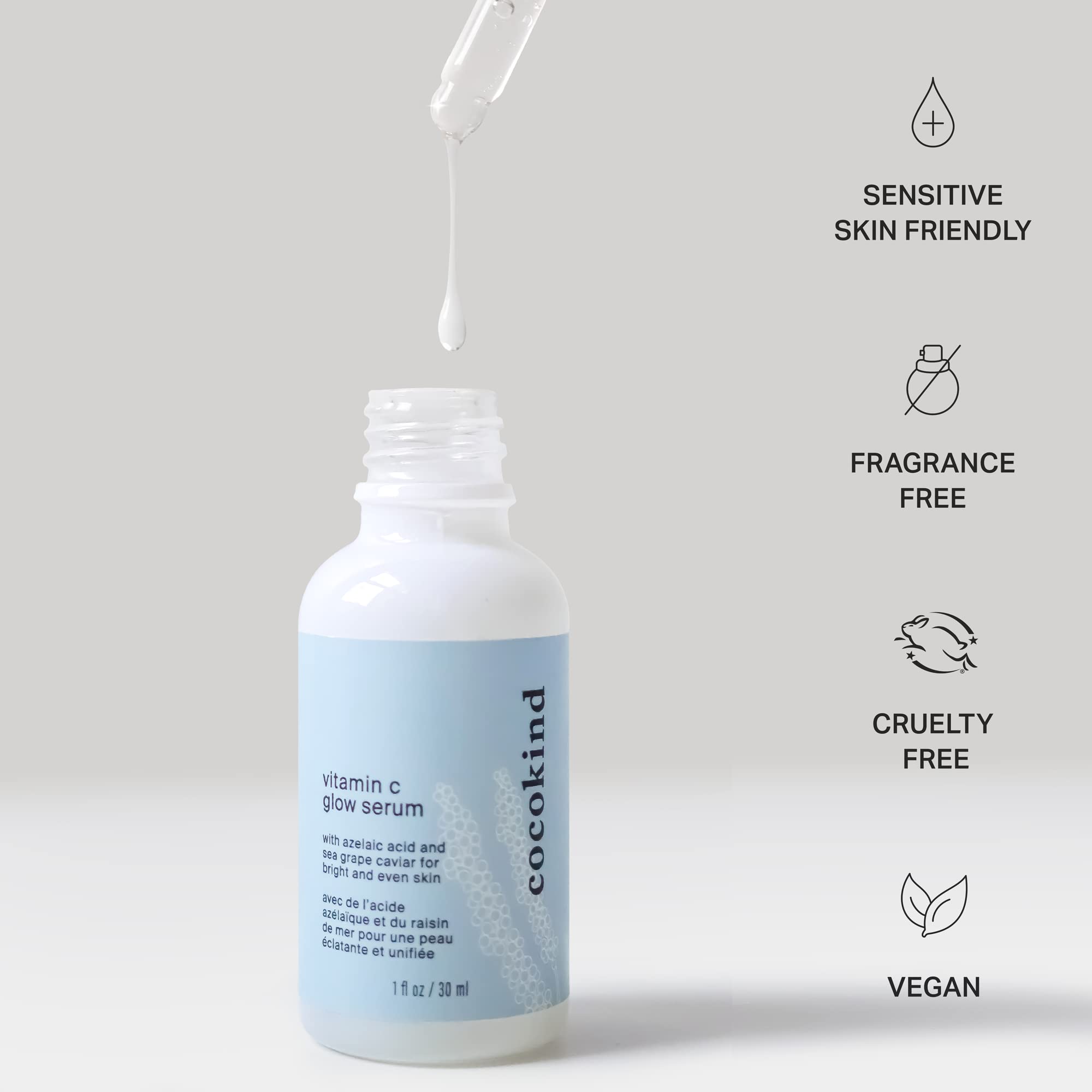 Cocokind detalle de la etiqueta con ingredientes principales, aporta transparencia