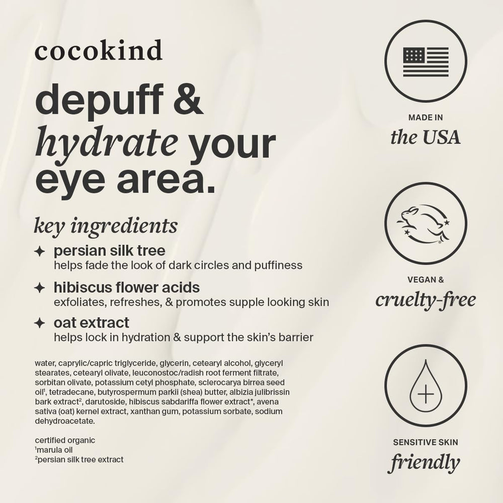 Cocokind ingredientes naturales en closeup sugiriendo suavidad