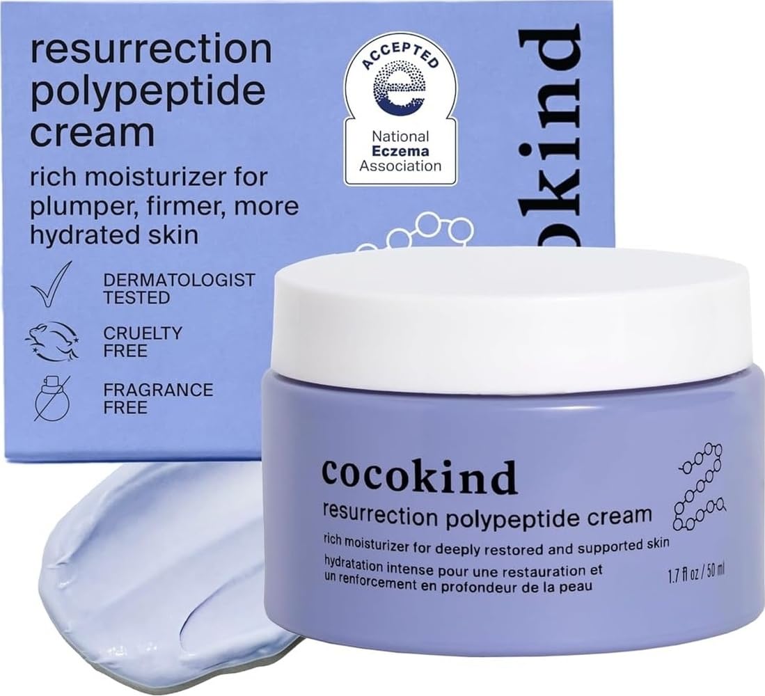 Cocokind crema frontal mostrando envase y beneficio hidratante