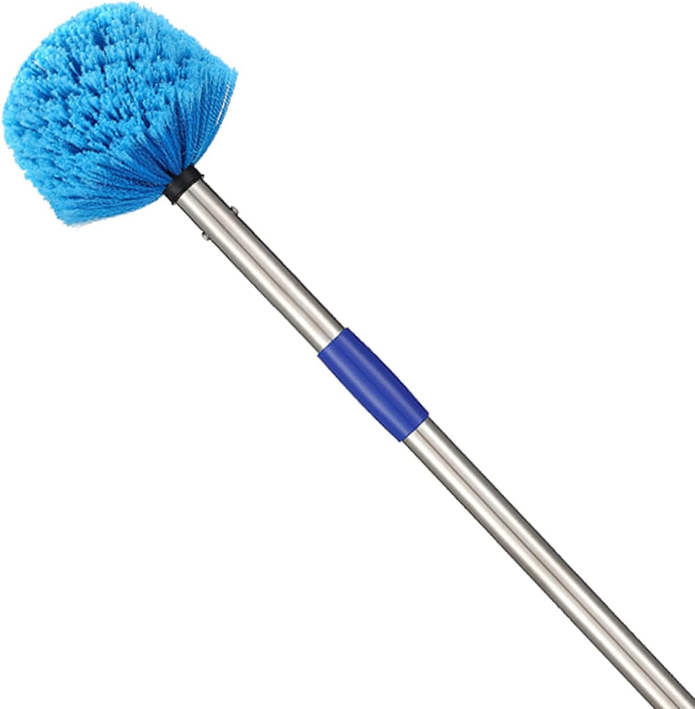 COCONUT cobweb duster front view showing full tool and attachments for easy reach