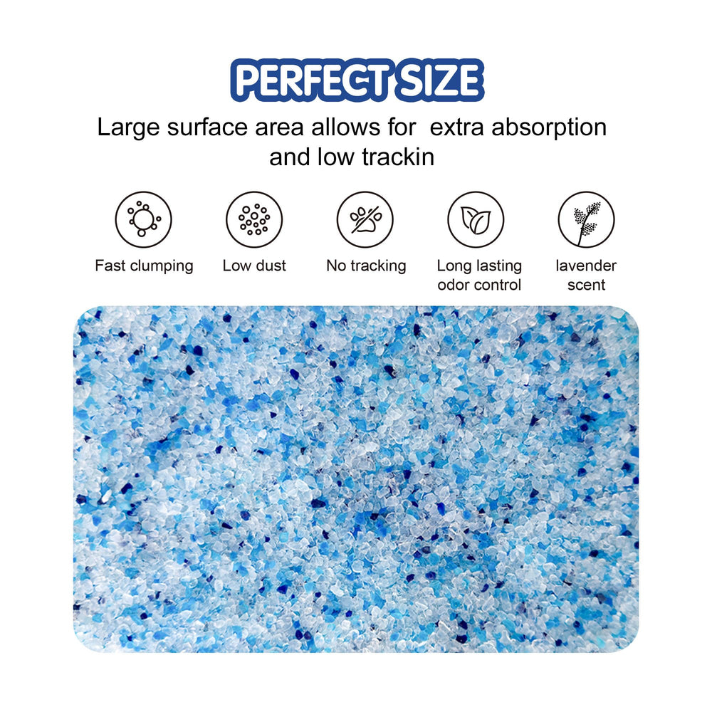 COCOYO close-up of silica crystal texture offering fast moisture absorption