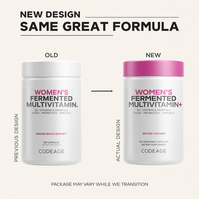 Closeup of Codeage capsules texture highlighting easy‑to‑swallow design and vegan composition