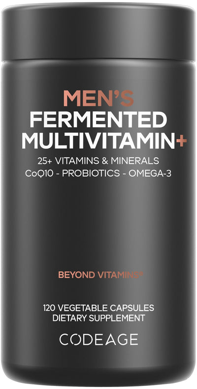Codeage front bottle view showing supplement identity and daily convenience
