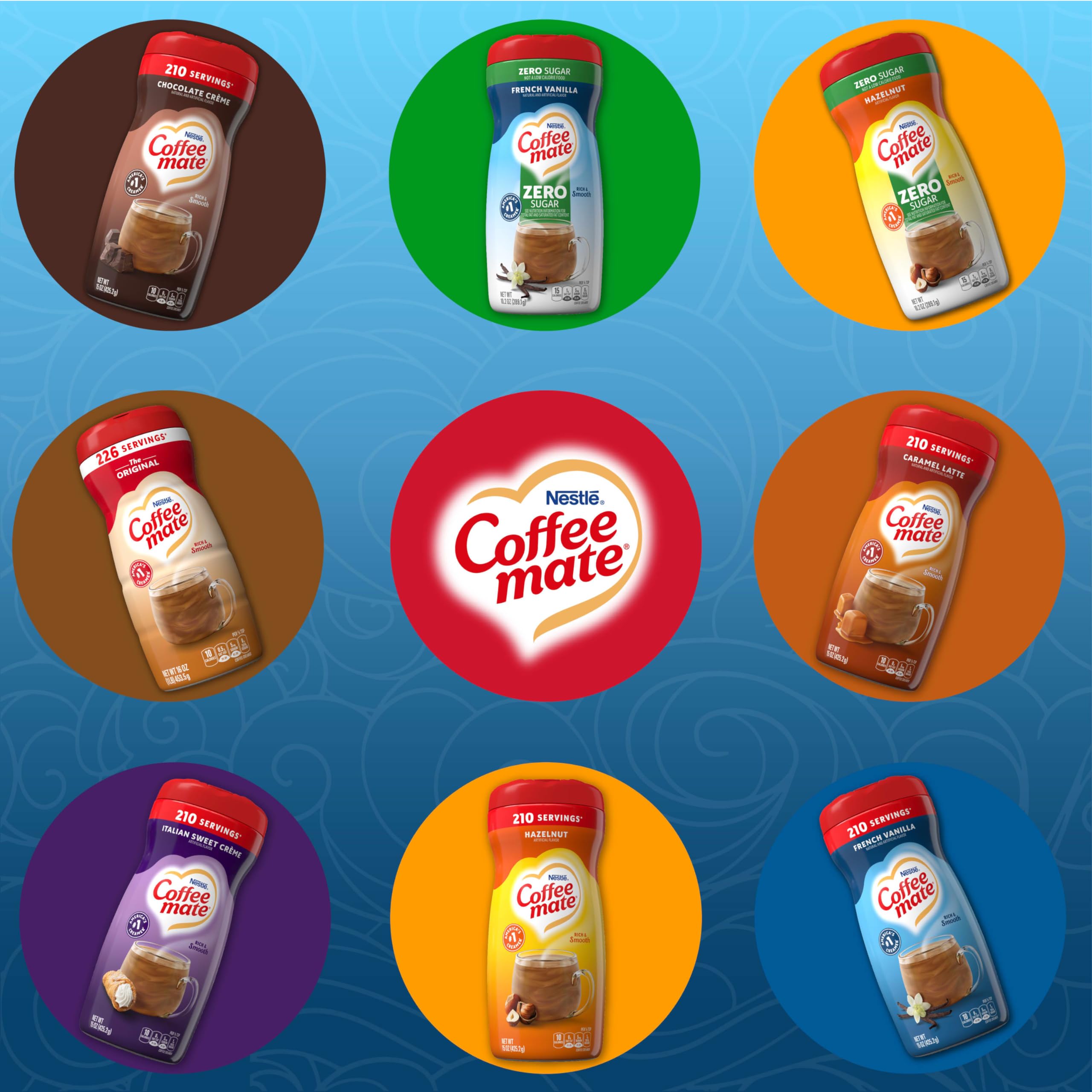 Coffee Mate en entorno de cocina estilizado listos para uso diario práctico