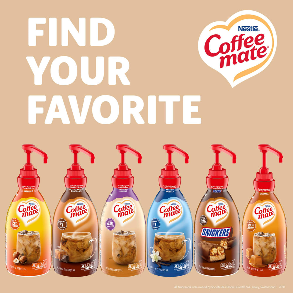 Coffee Mate etiqueta con ingredientes y certificación para revisar alérgenos