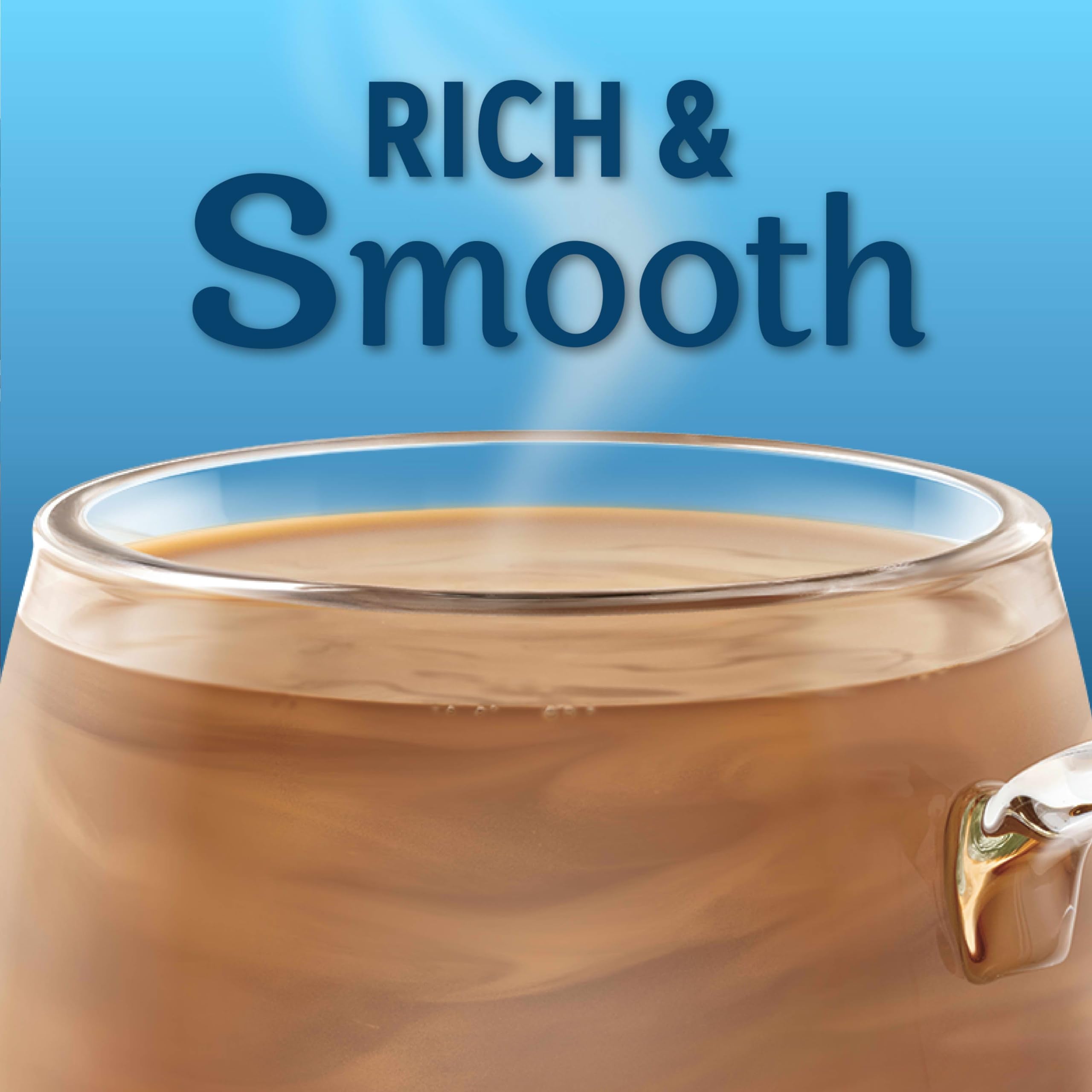 Coffee Mate frascos alineados de los cuatro sabores para elección versátil