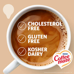 Coffee Mate vertiendo en taza de café mejora textura instantánea