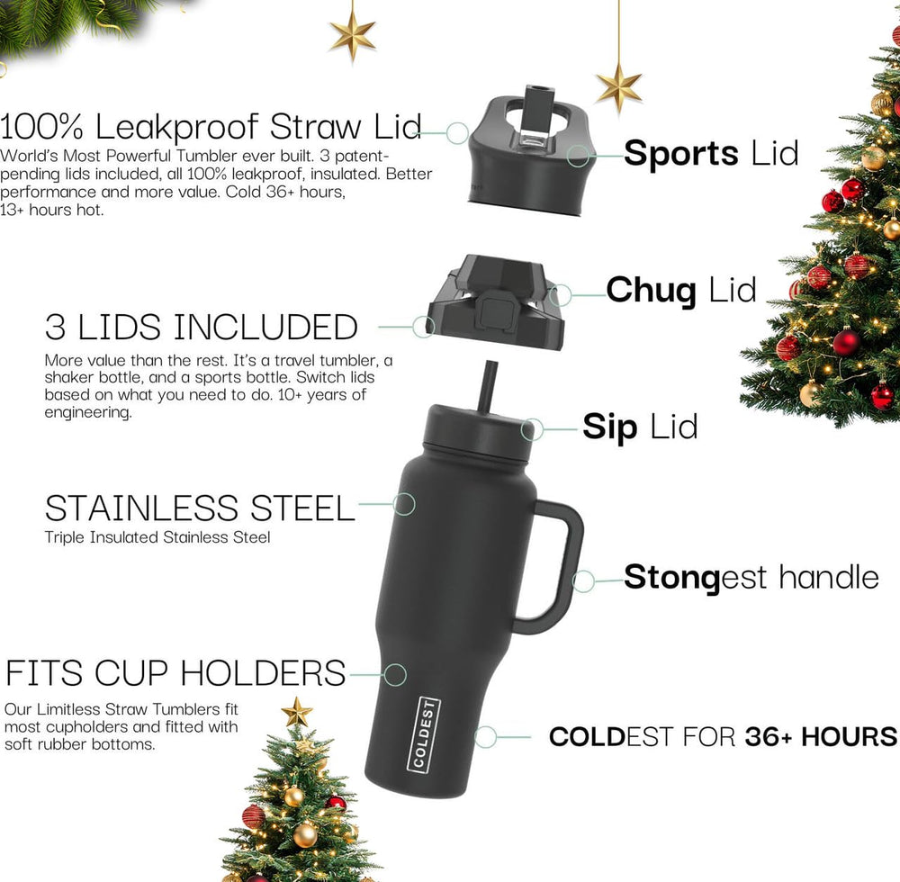 Coldest Tumbler detalle del asa ergonómica que facilita el transporte